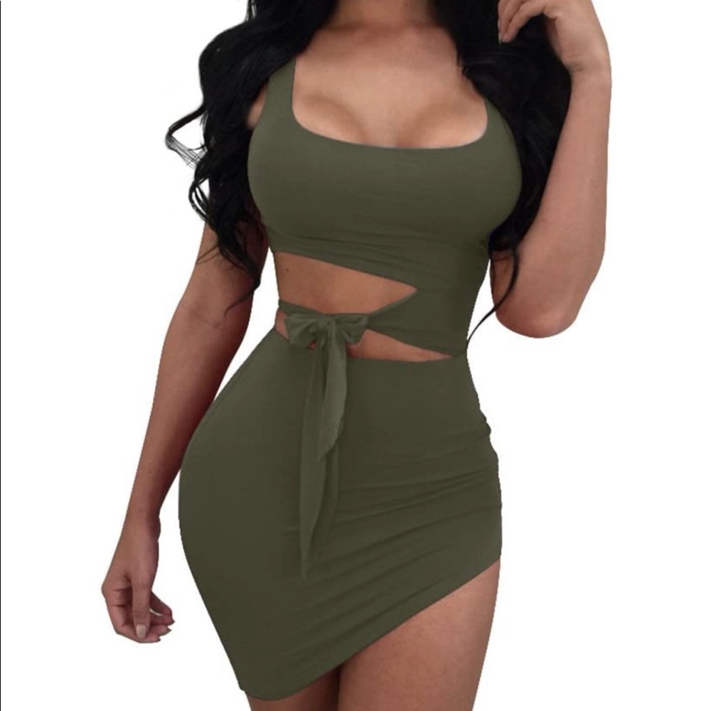 Olive Green dress